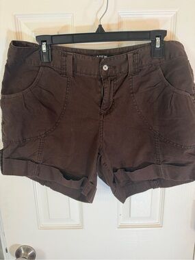 Women’s Apt. 9 Brown Linen-Cotton Shorts